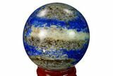 Polished Lapis Lazuli Sphere - Pakistan #170845-1